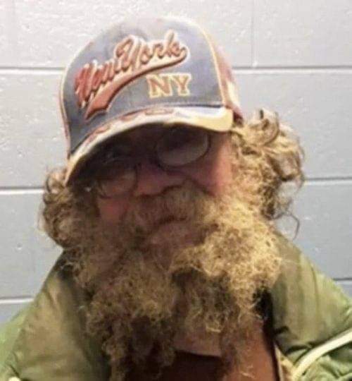 The homeless old man went to the police station and asked them to take ...